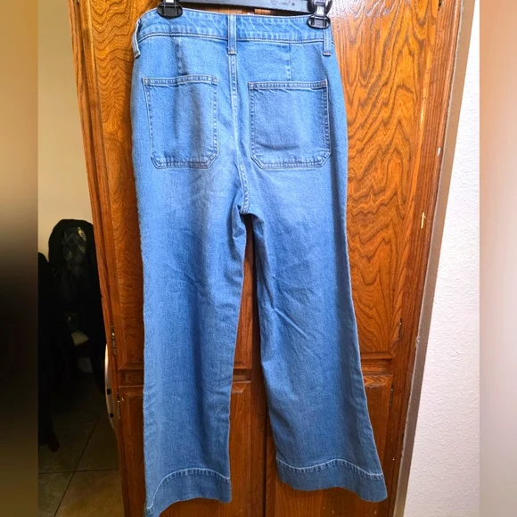 J. Crew High-rise Sailor Denim Trouser Size 26P - Picture 9 of 10